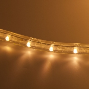 LED Lichtschlauch warmwei 13mm 230V 45mt.