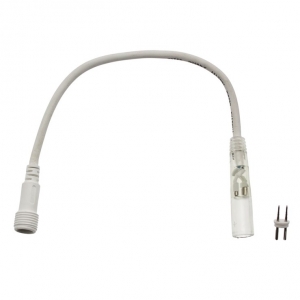 30 cm Verbindungskabel M IP44-f�r Durchm:13mm, wei�er Kabel