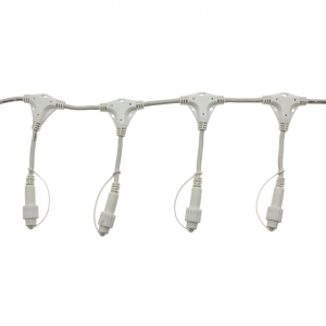 PML Multiverbinder, 9 Ausg�nge, wei�er Kabel IP67L:1mt.