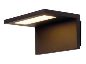 ANGOLUXWandleuchte Alum. schwarz / Kunststoff LED 6W IP44