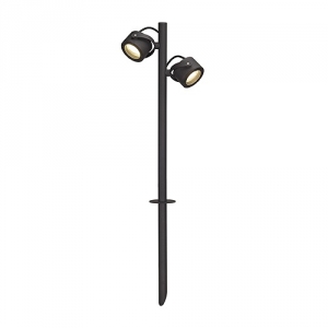 SITRA 360 SL SPIKE - Wegeleuchte mit Erdspie�, Alum./Glas Anthrazit 2xGX53 IP44