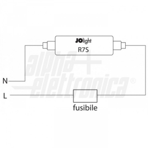 LED Leuchte R7s 9W 230V 3000K 990lm 360� 118mm IP20