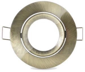 Einbauring rund A:75mm �83mm, schwenkbar, bronze, GU10