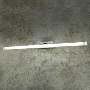 LED-Spiegelleuchte Bad IP44 15W 1350lm  Metall chrom, Glas Acryl satiniert