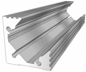 Aluminium Eckprofil LED 19,5x19,5mm