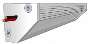 Set Endkappen f�r Eckprofil 19,5x19,5mm