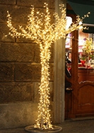 LED Baum 150x250cm 1260Leds ww,140flash wei�