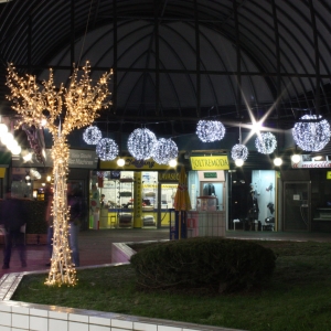 LED Baum 150x250cm 1260Leds ww,140flash wei�