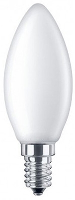 LED-Kerze E14 4,5W 470lm 2700K matt