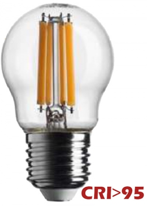 LED goccia E27 5W 470lm2700K CRI>95 WLD3104X29