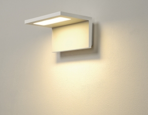 ANGOLUX Wandleuchte Aluminium wei�/Kunststoff LED 6W IP44
