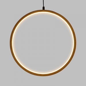 Naturholzring �37 cm  warmwei�e LED