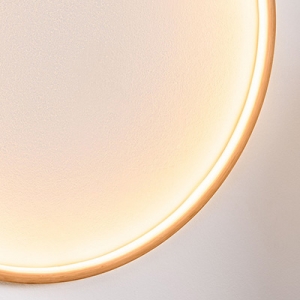 Naturholzring � 57 cm warmwei�e LED