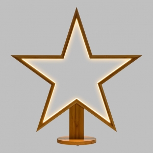 Stern mit Standfuss 54x55x16 cm