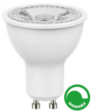 LED Spot GU10 7W 240V 4000K 60� DIMMBAR