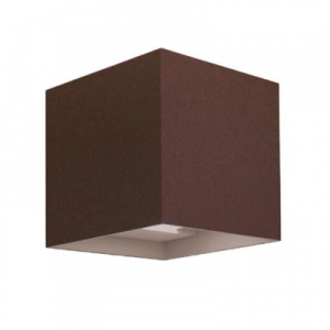 WANDLEUCHTE DECKENLEUCHTE 10W Corten 100X100MM VERSTELLBAR 2X90�