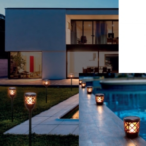 Led Solarlampe mit D�mmerungssensor