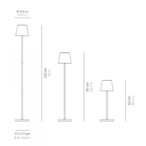 Stehleuchte H�henverstellbar IP54