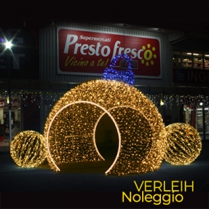 LED GIANT SPHERE �400cm warmweiss + Flash warmweiss 