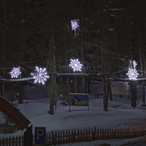 LED Natural Flocke wei� 175x200cm 95W
