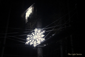 LED Natural Flocke wei� 175x200cm 95W