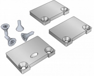 Set Endkappen f�r Aluprofil 18,4x13mm