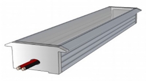 Set Endkappen f�r Aluprofil 24,4x9,6mm