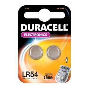 DURACELL Alkaline LR54 1,5V 42mAh, Blister 2 St.