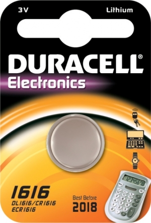 DURACELL Lithium 1616 3V 45mAh, Blister 1 St.
