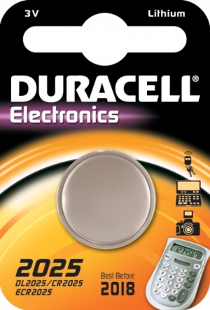 DURACELL Lithium 2025 3V 126mAh, Blister 1 St.
