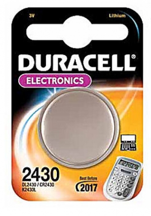 DURACELL Lithium 2430 3V 256mAh, Blister 1 St.