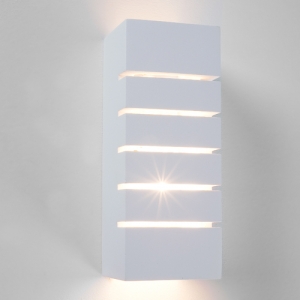 PLASTRA Gipswandleuchte GL100, wei� 230V E14