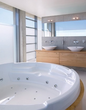 MIBO WALL Wandleuchte Bad 2xG9 Aluminium/Glas teilsatiniert