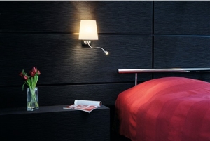 Wandleuchte COUPA FLEXLED 1xG9 Schirm wei�/chrom