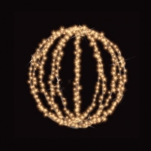 LED Kugel STEADY 60x60cm 400 Led warm-wei�