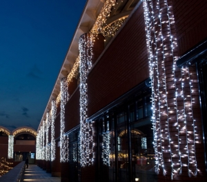 LED Lichterkette 20m 200 MaxiLed weiss + Flash kw Kabel weiss