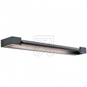 Lamp.applique/soffitto bagno metallo,vetro, acrilico satinato, ruotabile 320