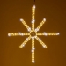 Polarstern Lichtschlauch, 67x70 cm, 146 warmweiße und kaltweiße LEDs